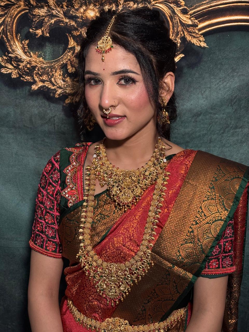 Bridal portrait look