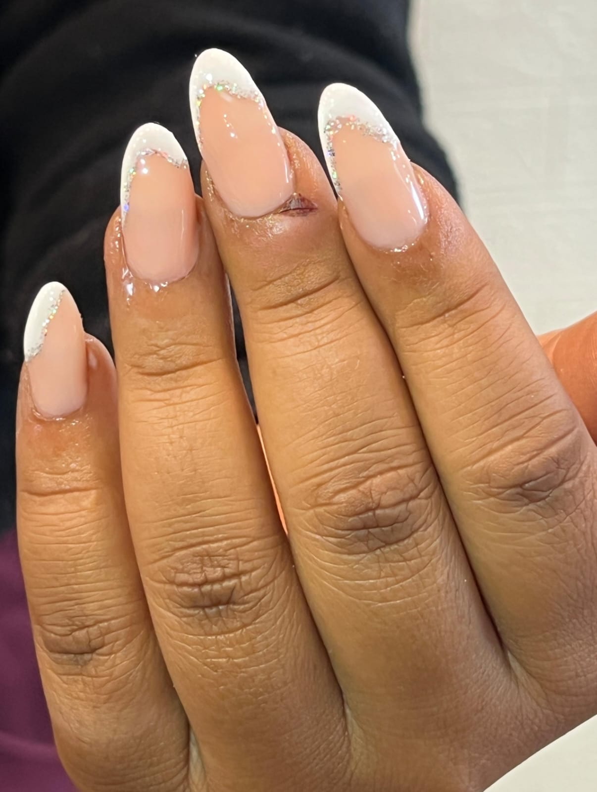 French nail extension at home in Dehradun